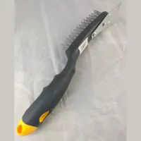 BBQ Oven Grill Kitchen Metal Wire Cleaning Brush & Scraper Bristles Remover