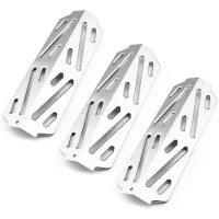 Heat Shield for Weber Genesis II 300 Series E-310, E-315, E-330, E-335, S-310, S-335, Stainless Steel, 3 Pack
