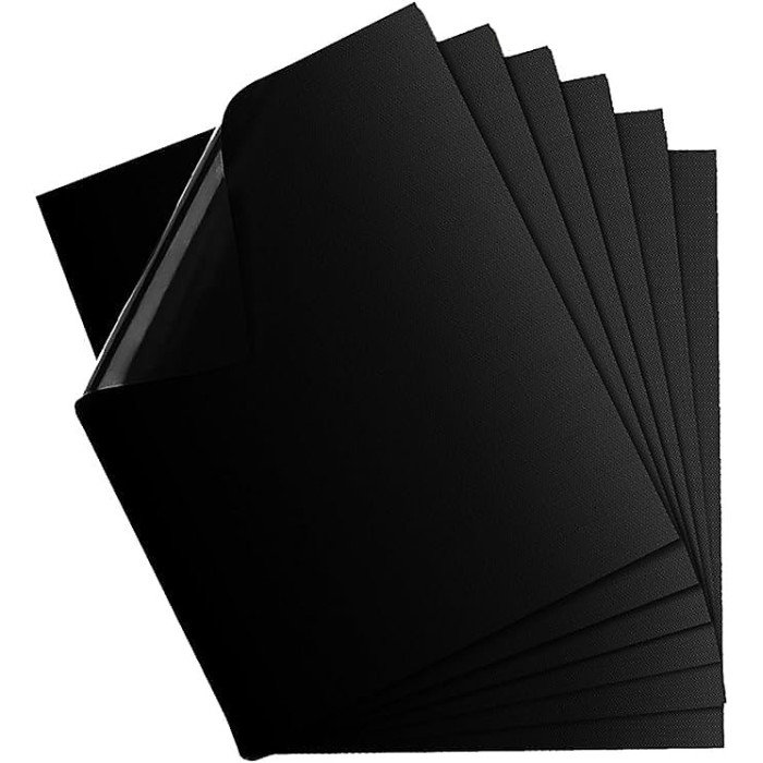 Set of 6 Non-Stick Reusable Grill Mats for Electric, Gas, Charcoal Grills