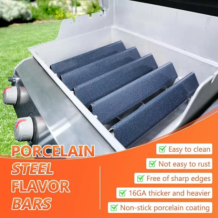 38.9cm Flavorizer Bar for Weber Spirit I & II E-310/320/330, S-310/320/330, Enamel Griddle