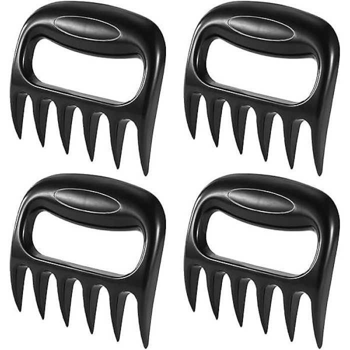 Pulled Pork Meat Claws, 4 Pack Bear Claw Meat Separators for BBQ