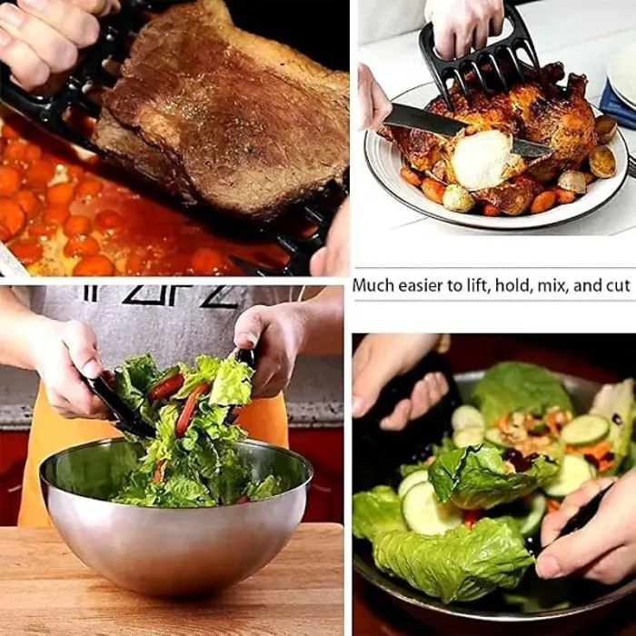 Pulled Pork Meat Claws, 4 Pack Bear Claw Meat Separators for BBQ