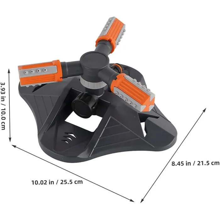 Automatic lawn watering system with sprinkler head, practical and perfect for lawns and green spaces