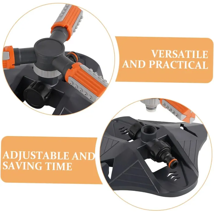 Automatic lawn watering system with sprinkler head, practical and perfect for lawns and green spaces