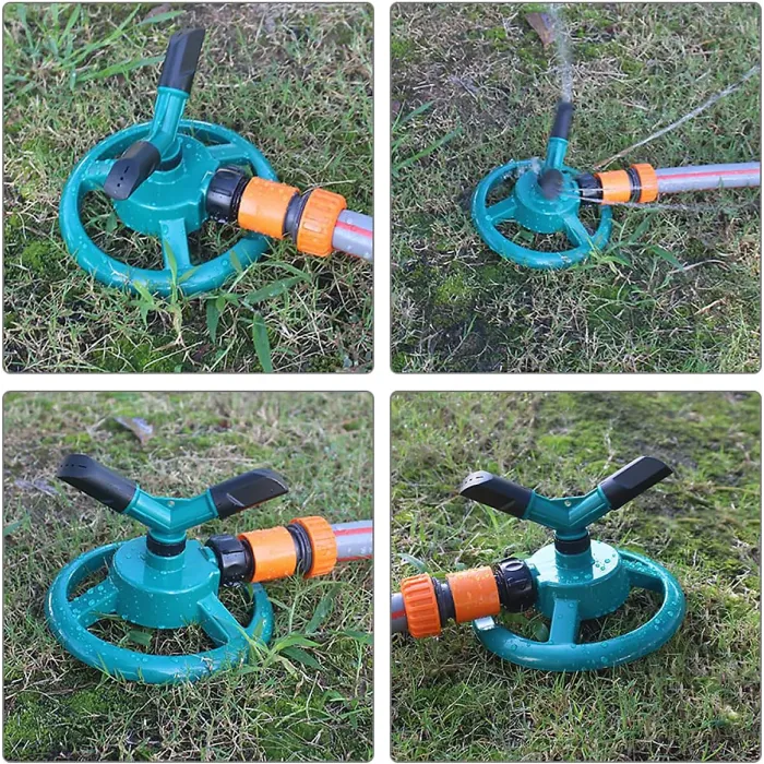 Automatic Rotary Sprinkler for Garden Rotary Sprinkler for Irrigation of Lawns and Plants