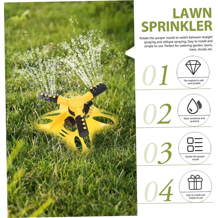 360 degrees Garden Sprinkler, Lawn Sprinkler, Lawn Sprinkler, Rotating Sprinkler, Gardening Tools