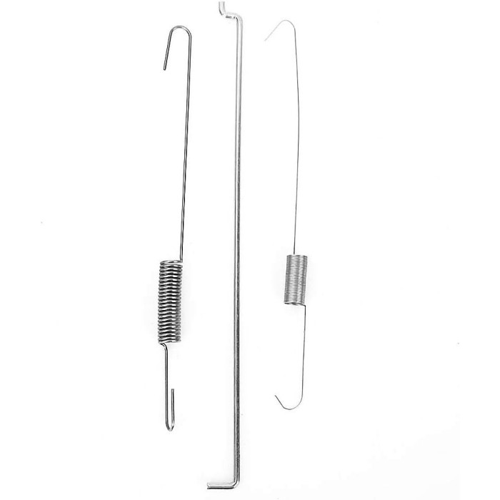 3pcs Throttle Return Spring & Governor Rod for GX140 GX160 GX200, Fine Tuning & Pull Rod, Durable Lawn Mower Parts
