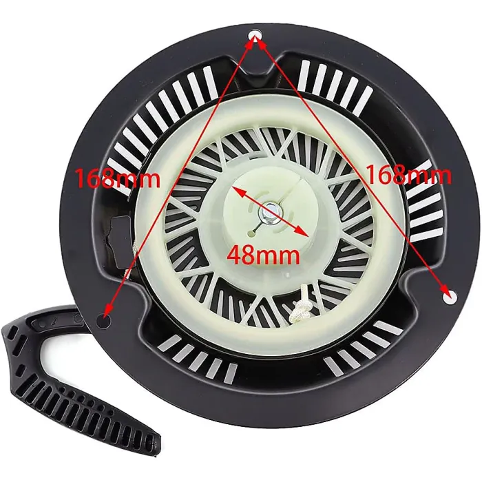 Pull Starter for Fuxtec Lawnmowers FX-RM4639, 5196, 5196PRO, 5.0, 6.0, 2060S, 1855, 2060ES, 1860, Durable
