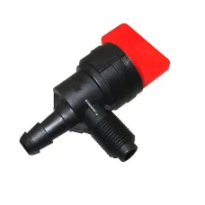 Fuel Shutoff Valve 399517, 396224, 698182 for Briggs & Stratton, 1/4" ID Fuel Line, Durable, No Filter