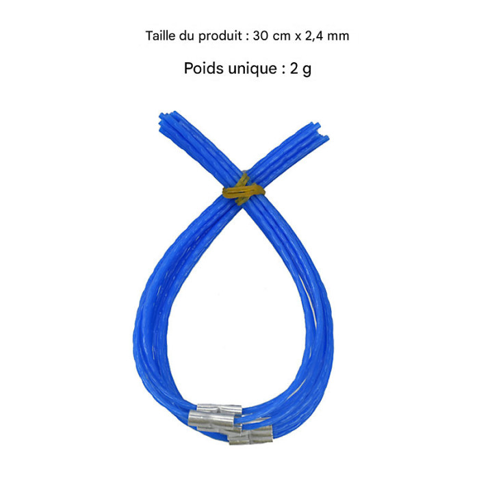 10-Pack Bosch F016800182 ART 30 COMBITRIM Spools, 30cm Blue Trimmer Line, Durable Brushcutter Replacement