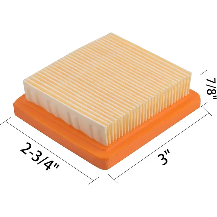 Air Filter for Stihl 4180-141-0300, Fits KM91R, KM131, FS89, FS91, FS131, FC96, Durable Brushcutter Replacement