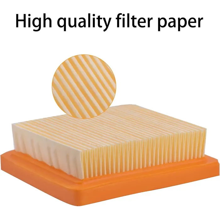Air Filter for Stihl 4180-141-0300, Fits KM91R, KM131, FS89, FS91, FS131, FC96, Durable Brushcutter Replacement