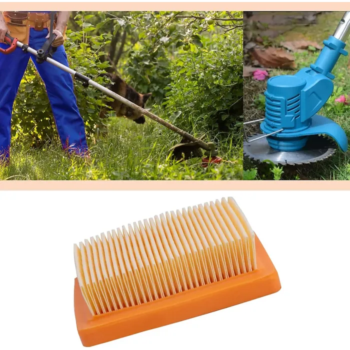 Air Filter for Stihl 4180-141-0300, Fits KM91R, KM131, FS89, FS91, FS131, FC96, Durable Brushcutter Replacement