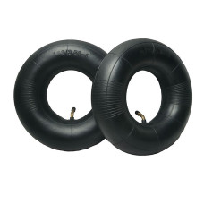 2-Pack 4.10/3.50-4 Inner Tubes, Heavy Duty, Curved Bar, for Lawn Mowers, 4" Carts, Golf Carts, Durable Replacement