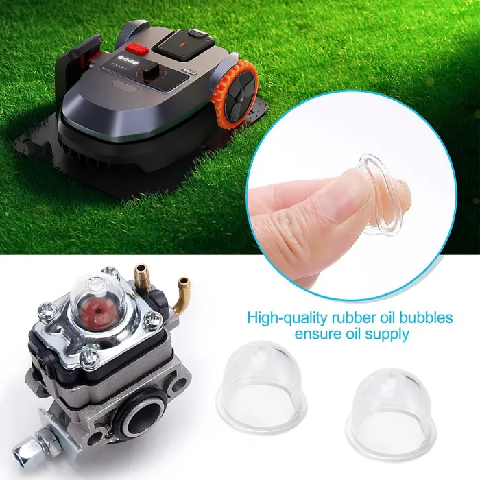 2-Set Universal Fuel Filter Kit, Rubber Hose, Primer Bulb, Tank Seal, for Grass Trimmers & Brush Cutters, Durable