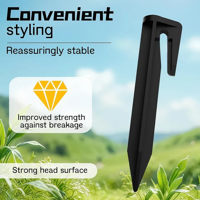 120pcs Robot Lawn Mower Boundary Pegs, Durable Perimeter Line Fixing Pegs, Ideal for Lawn Mower Ground Marking