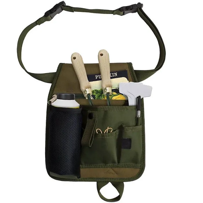 Practical unisex fanny pack for gardening, flower arranging, tools, storage, multi-pockets