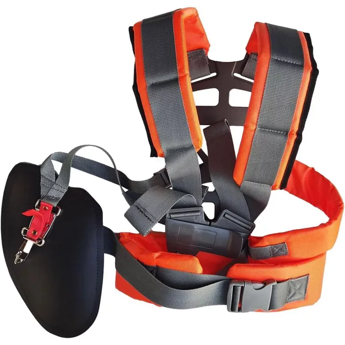W-1 Lawn Mower Shoulder Strap, Upgraded Deluxe Soft Cushion Waist Strap, Comfortable and Labor-Saving