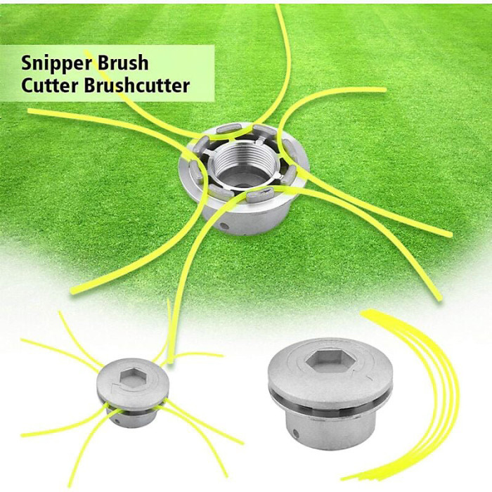 Universal Trimmer Head, Aluminum String Trimmer Head, Brush Cutter Accessory