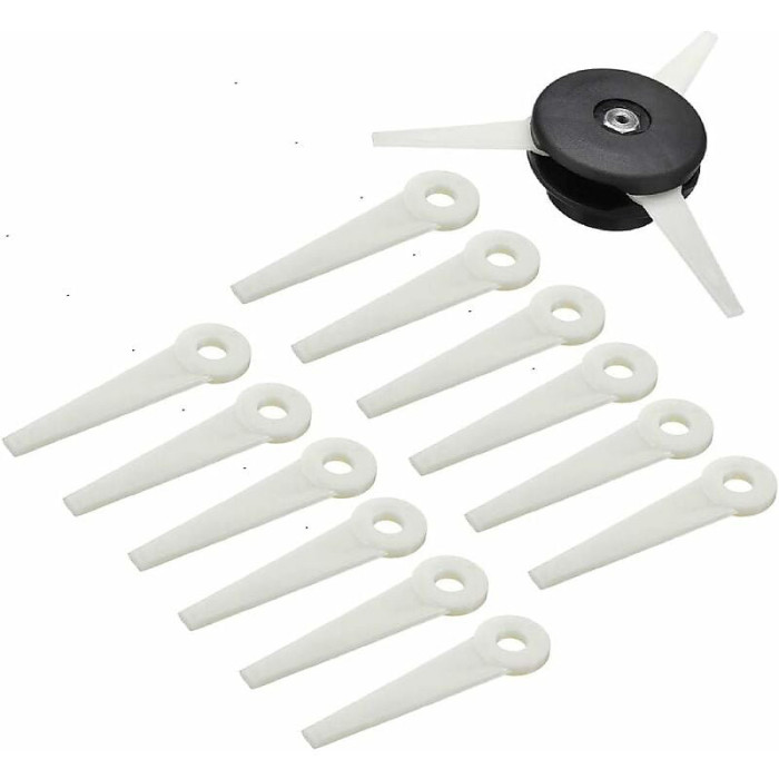 Brushcutter Head + 12 Trimmer Blades for STIHL POLYCUT 6-3 FS38 FS40 FS45