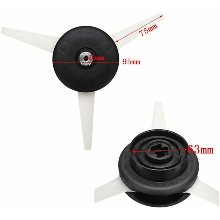 Brushcutter Head + 12 Trimmer Blades for STIHL POLYCUT 6-3 FS38 FS40 FS45