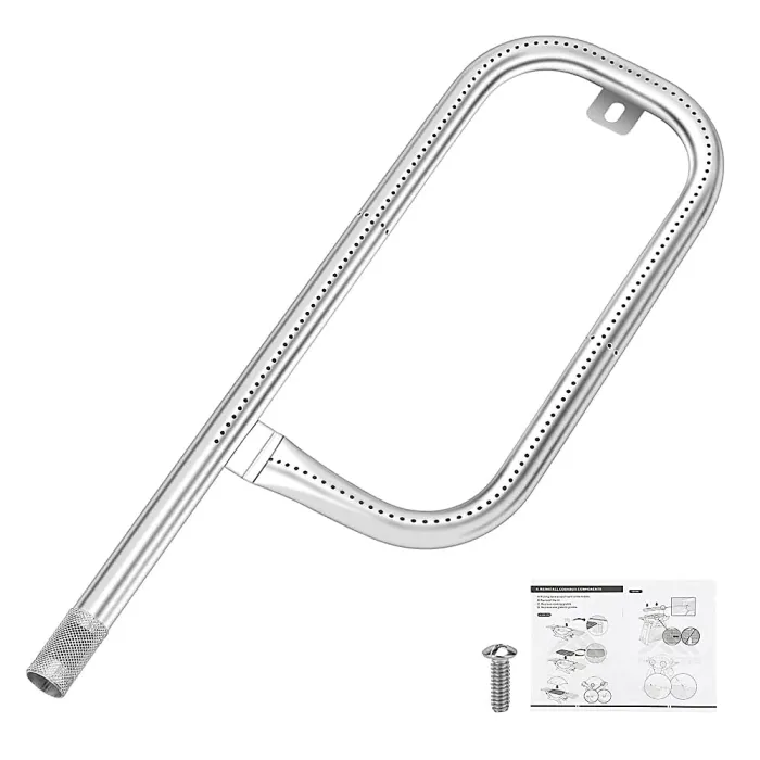 60040 43.2CM Replacement Burner for Weber Q100, Q120, Burner Tube for Weber Q1000, Q1200 Gas Grills.
