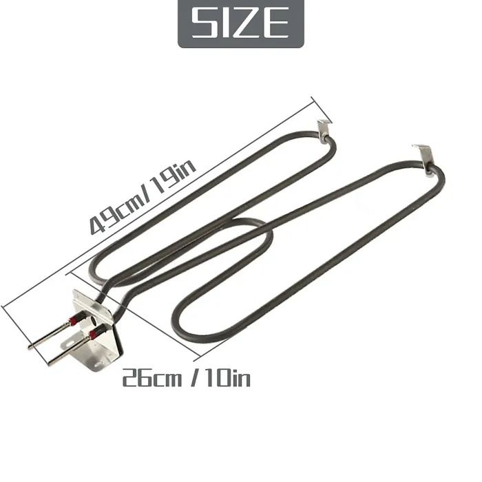 70127 BBQ Heating Elements Compatible with Weber Q2400 Q240 55020001 Grill, 230V, 2200W