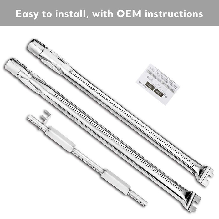 69785 18" Grill Burner for Weber Spirit I & II 200 Series Gas Grills Spirit E-210 E-220 Spirit S-210, S-220