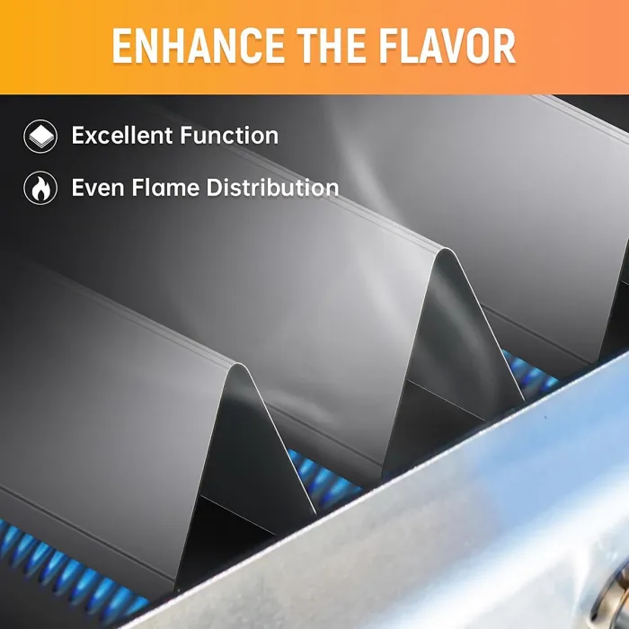 Flavorizer Bars for Weber Genesis 300 Series, E-310 E-330 Grills (2011-2016), 17.5" Flavor Bars, Grill Burner Cover Replacement
