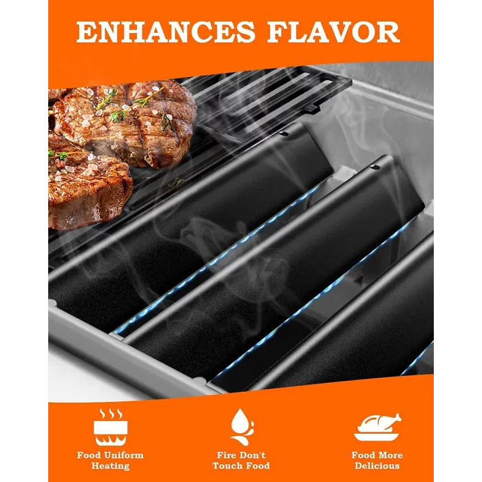 7636 15.3"Seasoning Stick for Weber Spirit 300 and GS4 Spirit II 300 315 320 330 S310 Grills with Front Controls, 5PCS Weber 67046