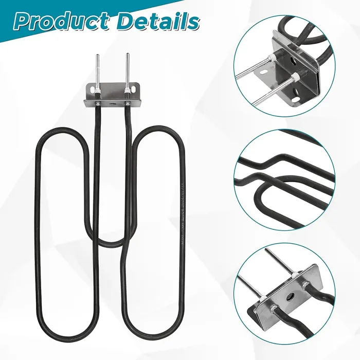 66631 Heating Element for Weber Q140 Electric Grill Q1400, 2200 W, stainless steel