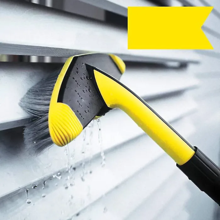 Compatible with Kärcher triangular brush, car washing machine accessories, garden attachments, black, one size