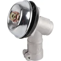 Lawn Mower Gearbox, Lawn Mower Angle Gearbox, Single Ear Gear Head for Lawn Mower Parts, Garden Tool Accessories (28mm, 7 Teeth)