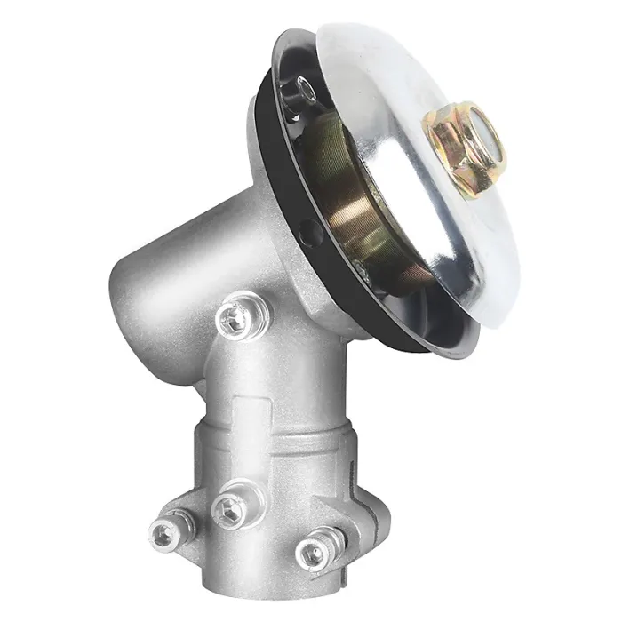 Lawn Mower Gearbox, Lawn Mower Angle Gearbox, Double Ear Gear Head for Lawn Mower Parts, Garden Tool Accessories (28mm, 9 Teeth)