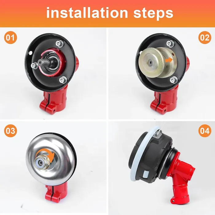 26mm Lawnmower Angle Drive - 9 Teeth, Universal Gear Head, for Lawnmowers, Silver