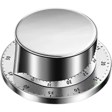 Magnetic kitchen timer, kitchen timer, visual timer, cooking timer, magnetic cooking kitchen scale, stainless steel