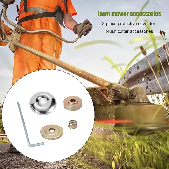 Universal Saw Blade Nut Retaining Kit, 5-Piece Mower Head Nut Set for Mowers and Accessories