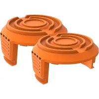 Pack of 2 WA0217.2 Spool Covers for WG157E, WG163E Lawnmowers, Durable Cutting Line Protection