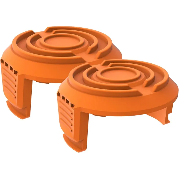 Pack of 2 WA0217.2 Spool Covers for WG157E, WG163E Lawnmowers, Durable Cutting Line Protection