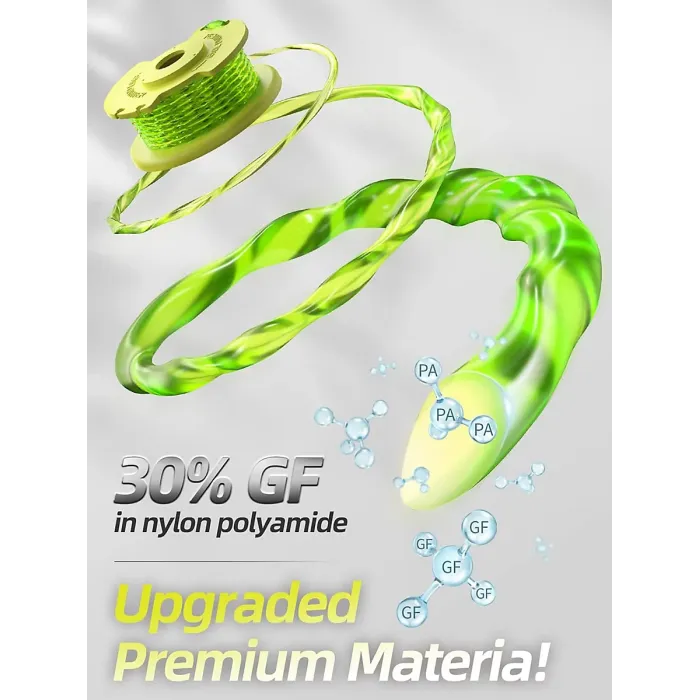 11 Pack AC14RL3A Spools for Ryobi One+ 18V, 24V, 40V, 2mm, 3.4m, 9 Spools, 2 cover