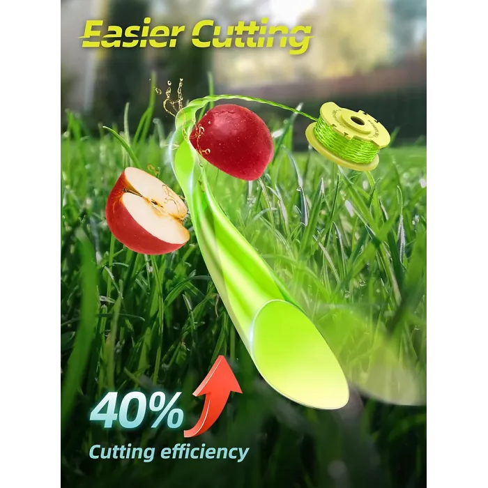 11 Pack AC14RL3A Spools for Ryobi One+ 18V, 24V, 40V, 2mm, 3.4m, 9 Spools, 2 cover