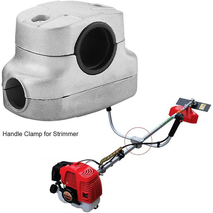 26mm Universal Aluminum Handle Bracket for Lawn Mower, Strimmer Hose Clamp