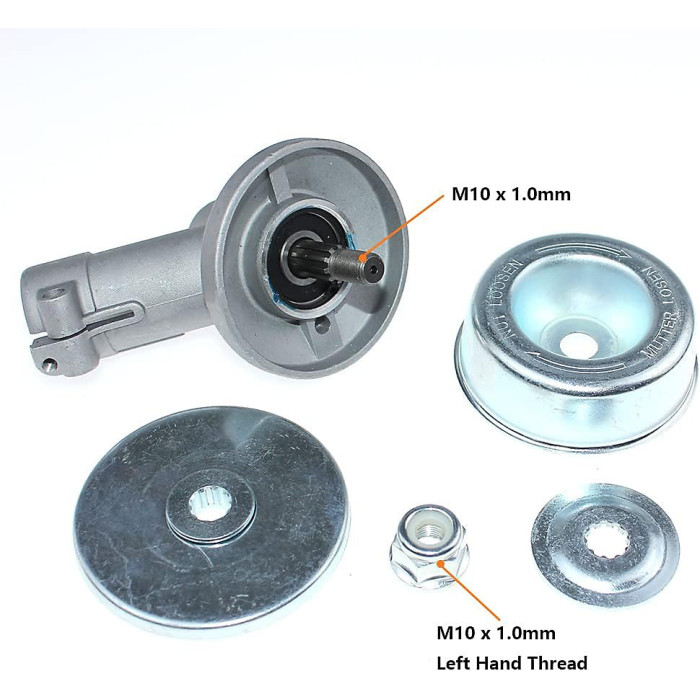 Gear Head for Stihl FS55, FS56, FS70 Lawnmowers, Replaces 4144 640 0100, 4144 640 0102