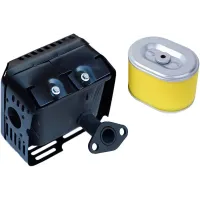 Exhaust Muffler with Air Filter for Honda GX160, GX200 5.5HP, 6.5HP Engine