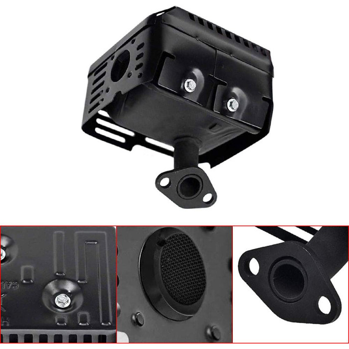 Exhaust Muffler with Air Filter for Honda GX160, GX200 5.5HP, 6.5HP Engine