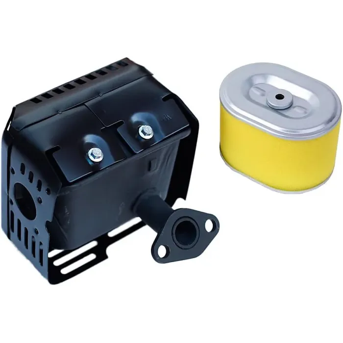 Exhaust Muffler with Air Filter for Honda GX160, GX200 5.5HP, 6.5HP Engine