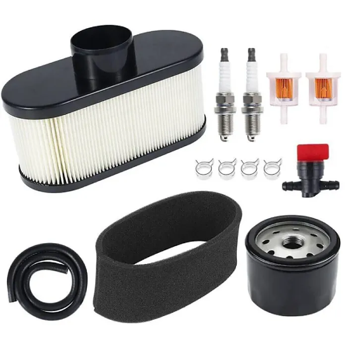 Air Filter Kit for Kawasaki FR651V, FR691V, FS481V, Oil Filter 49065-7007, 11013-0752