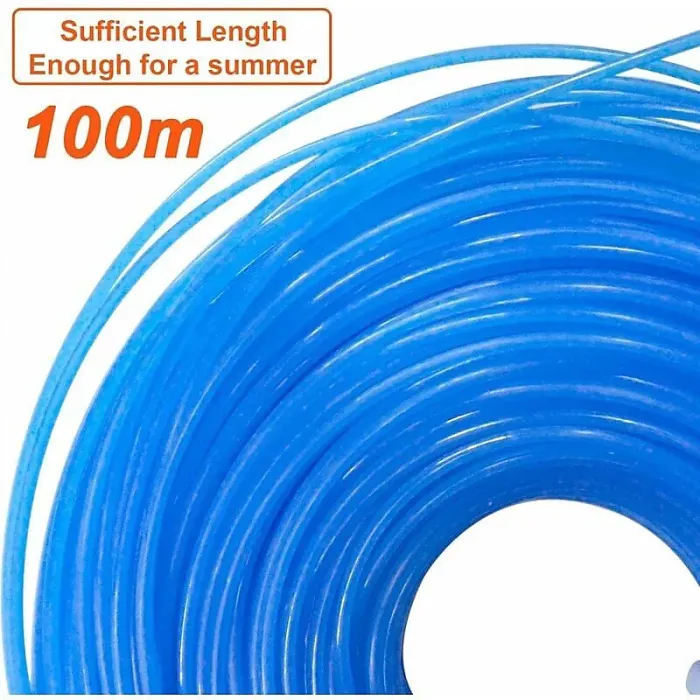 Round Nylon Spool for Lawnmowers, 1.6mm Diameter, 100m Length Cutting Line