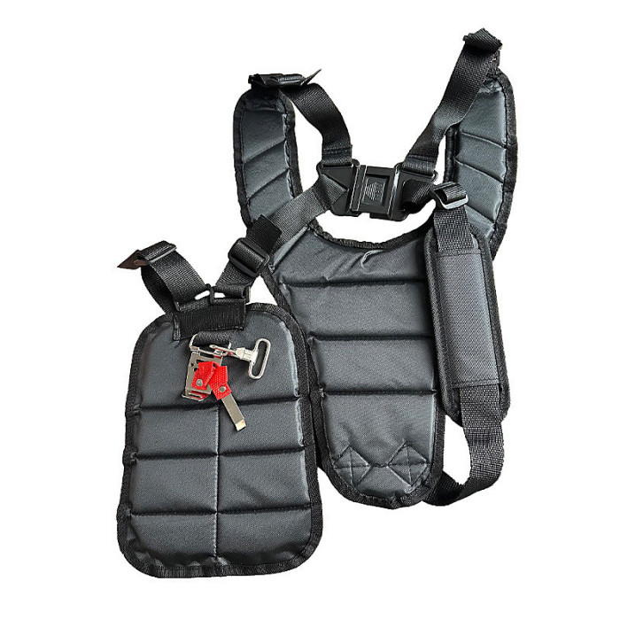 Double Mower Belt, Adjustable Harness for Universal Lawn Mower Accessories