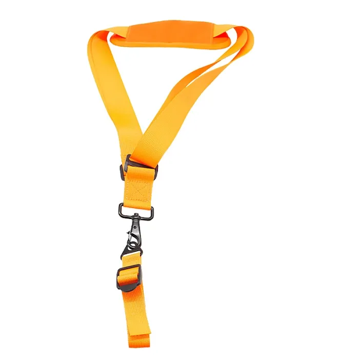 Adjustable Orange Nylon Lawn Mower Shoulder Strap for Chainsaws and Mowers